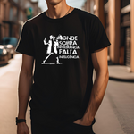 Camiseta "Onde sobra intolerância, falta inteligência"