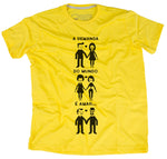 Camiseta "A Demanda do Mundo é Amar" - Lojinha O Teatro Mágico